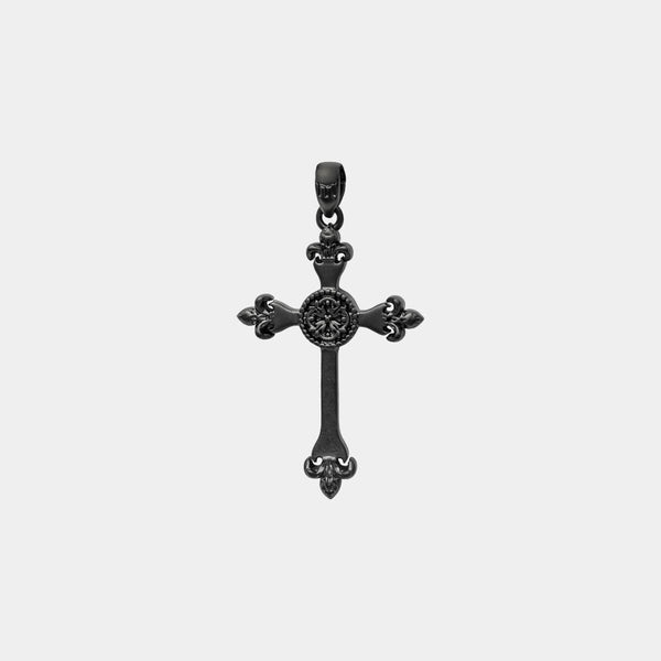 Cross Pendant - Black