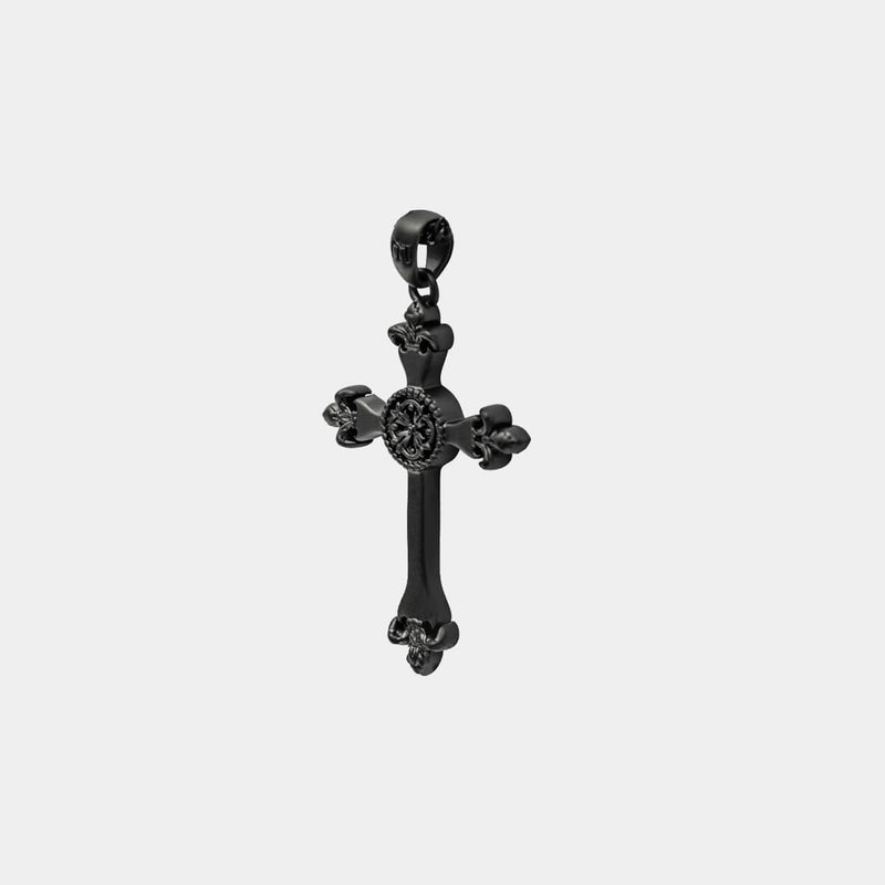 Cross Pendant - Black