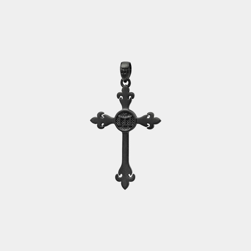 Cross Pendant - Black