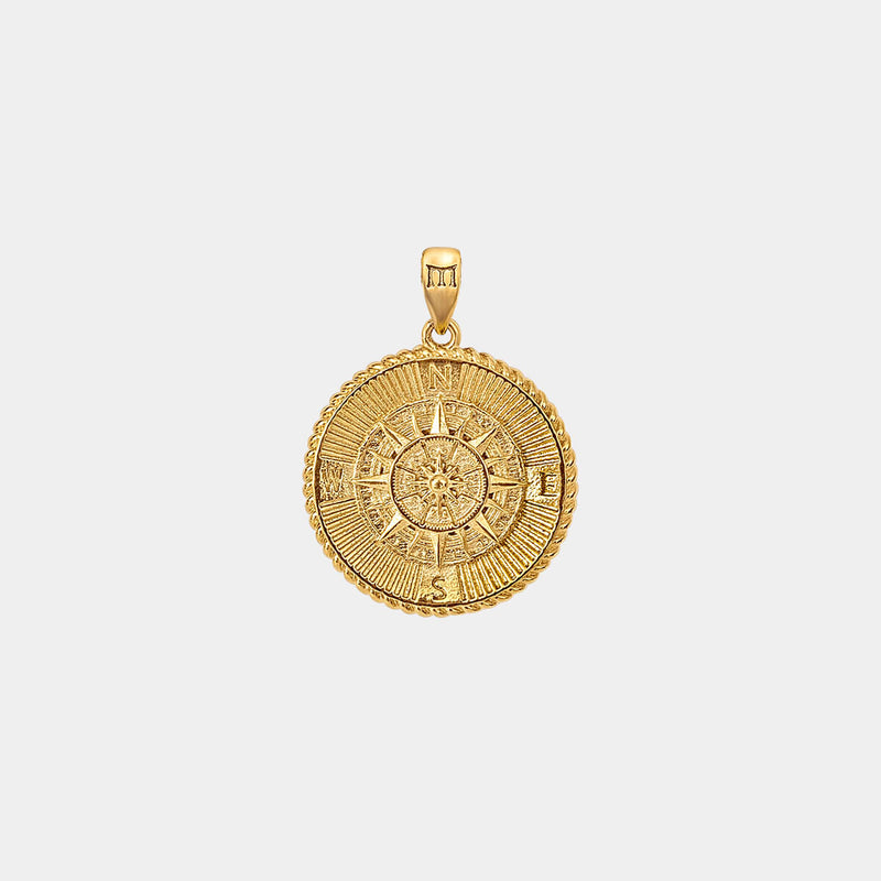 Compass Pendant - Gold