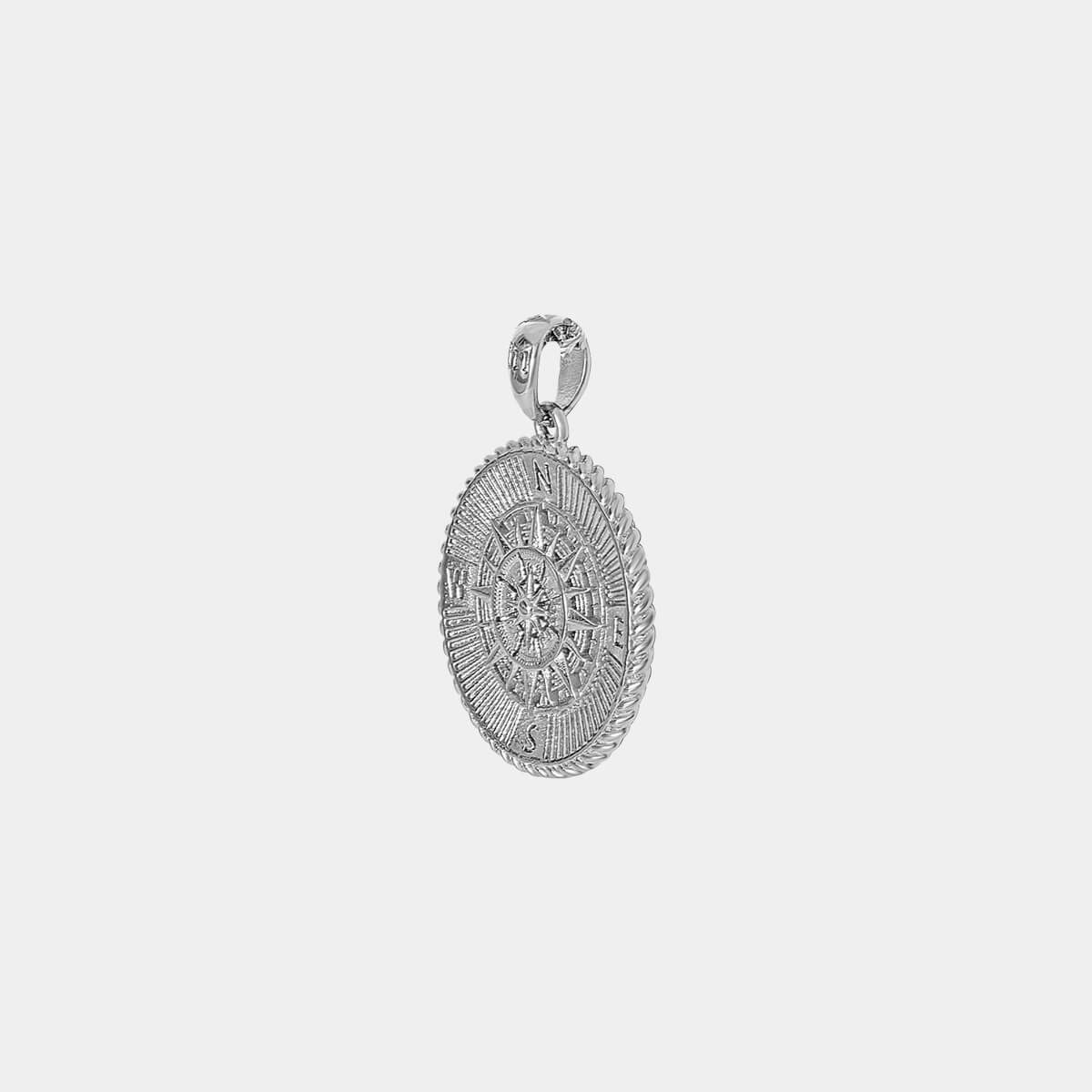 Compass Pendant - White Gold - Marcozo