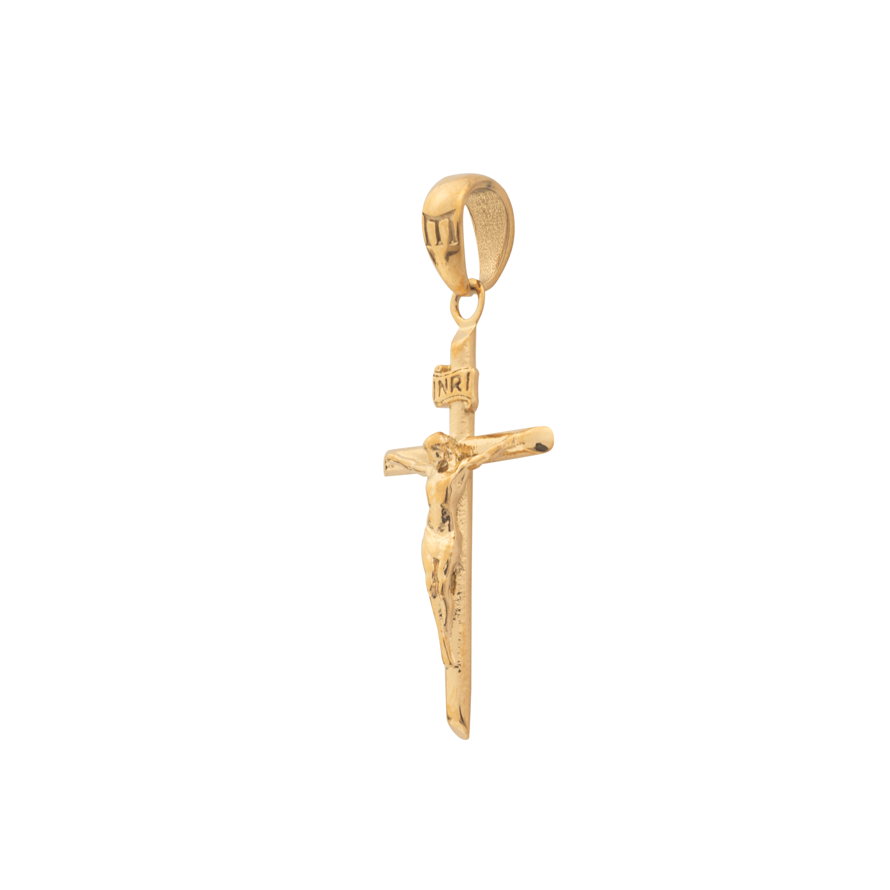 Classic Crucifix Pendant - Gold - Marcozo