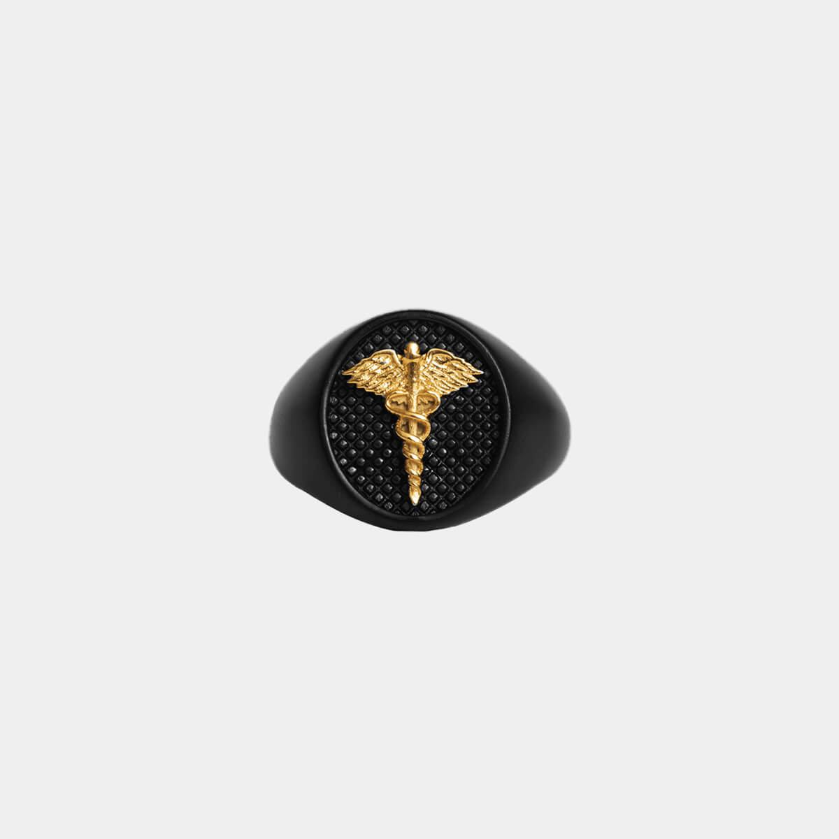 Caduceus Ring - Black - Marcozo