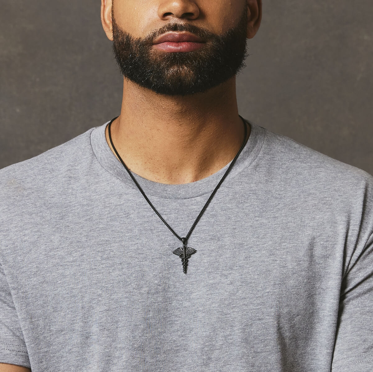 Caduceus Pendant - Black - Marcozo