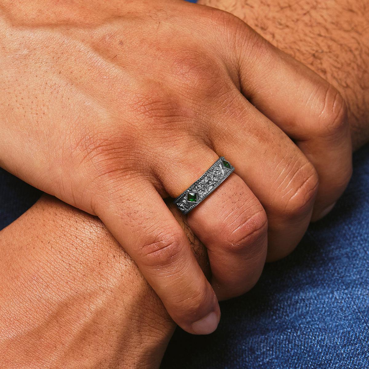 Crown Ring - White Gold - Marcozo