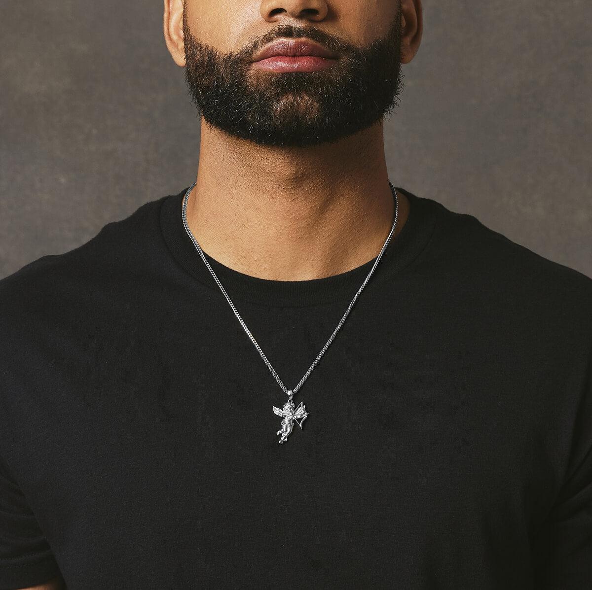 Cupid Pendant - White Gold - Marcozo