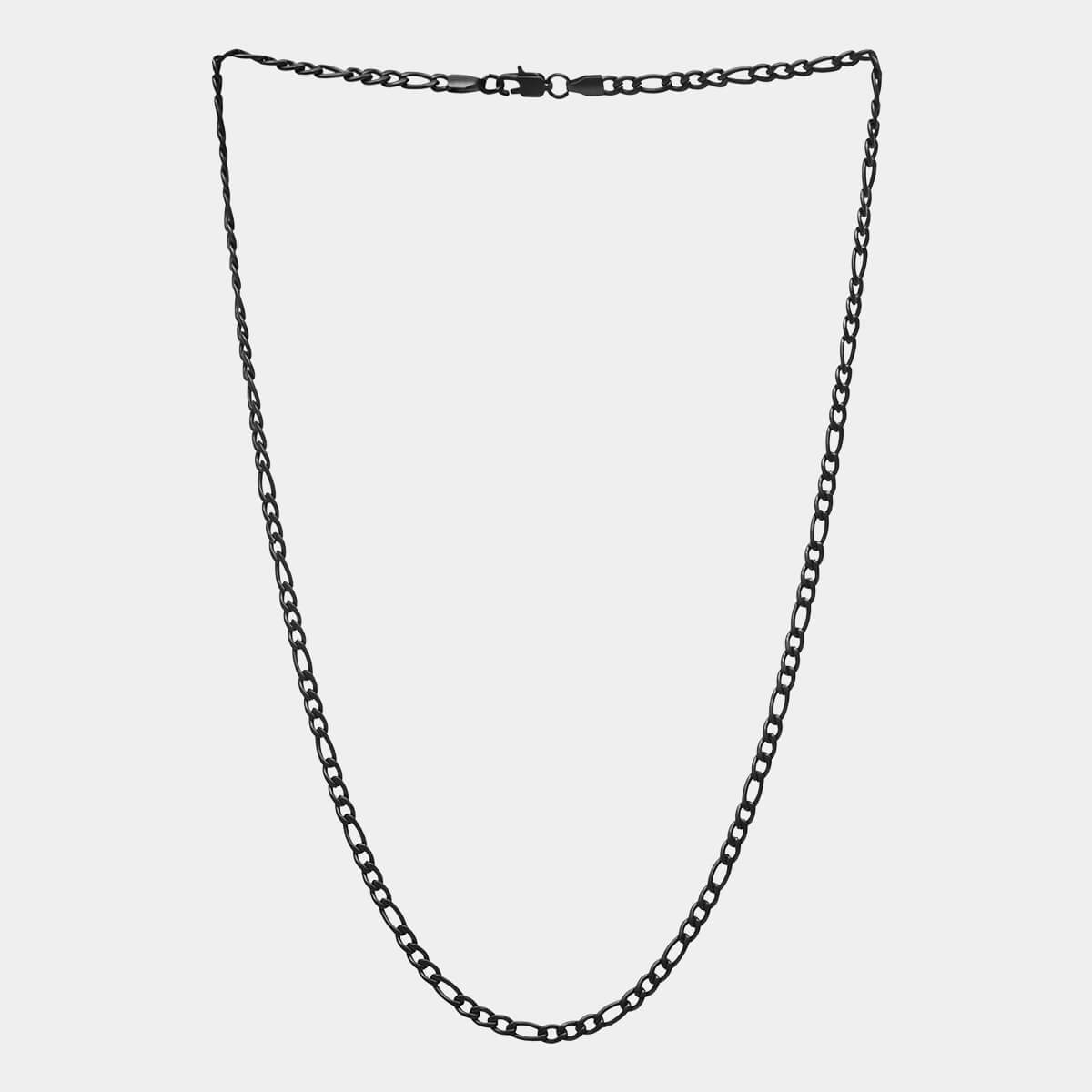 Figaro Chain | Black Plated Figaro Chain | Marcozo – MARCOZO