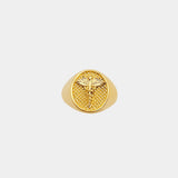 Caduceus Ring - Gold - Marcozo