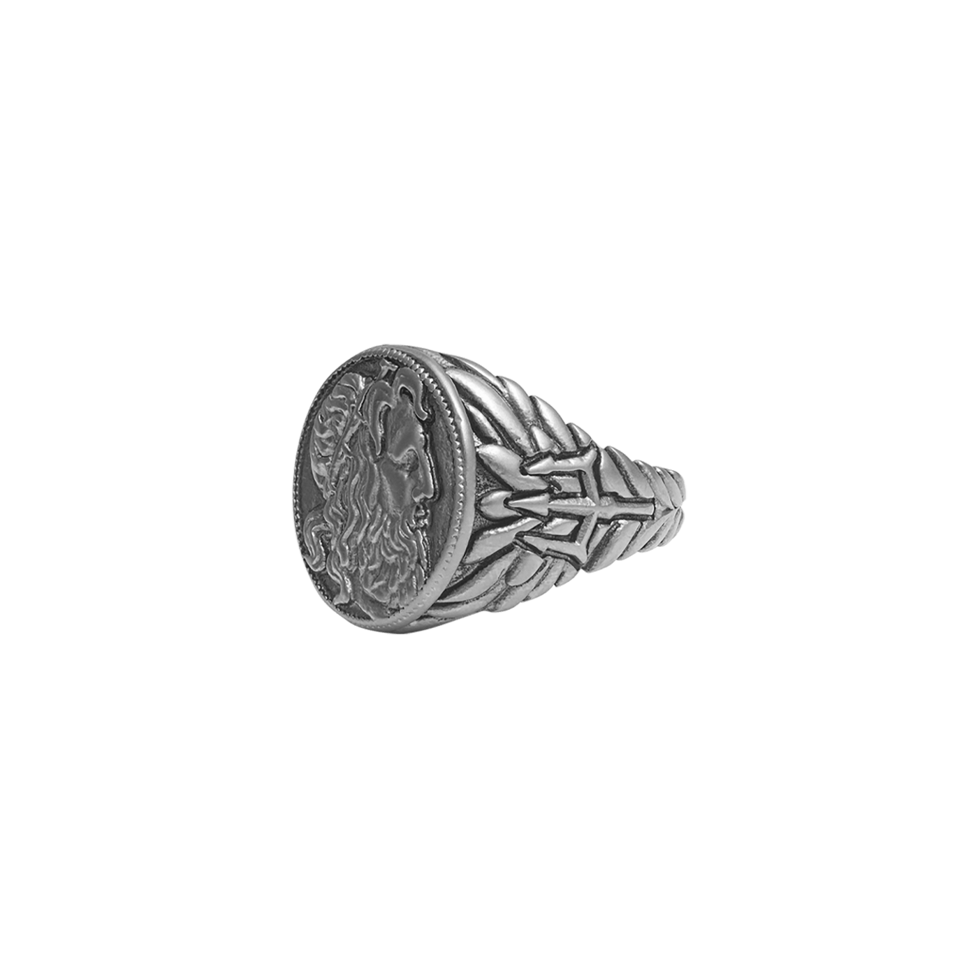 Momento Mori Silver Coin Ring - Silver State Foundry