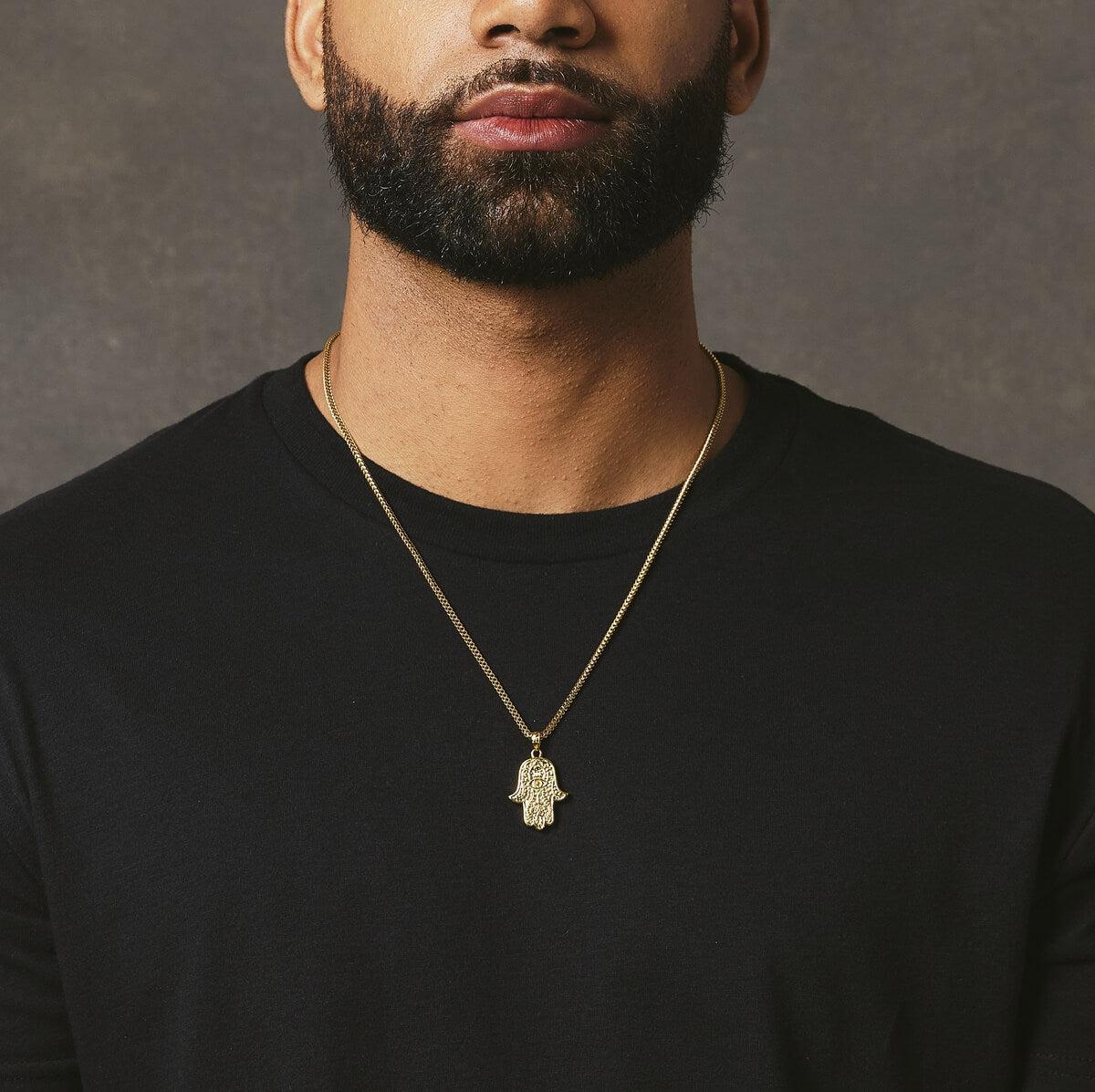 Hamsa Pendant - Gold - Marcozo