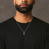 Mano Cornuto Pendant - White Gold - Marcozo