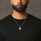 Crusader Cross Pendant Set - White Gold - MARCOZO