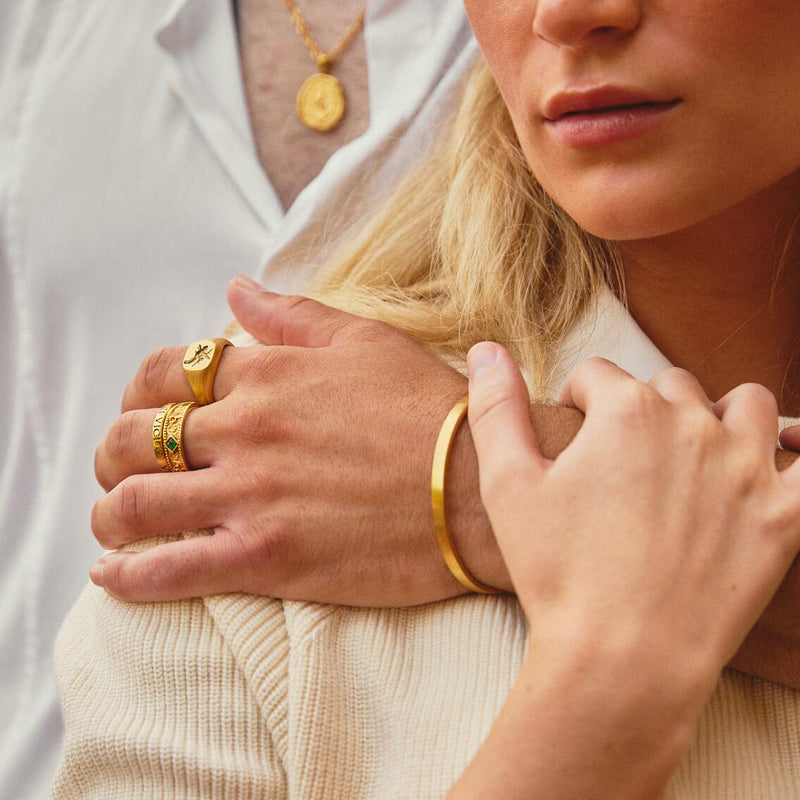 Brushed Cuff - Gold - Marcozo