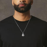 Jesus Pendant - White Gold - Marcozo