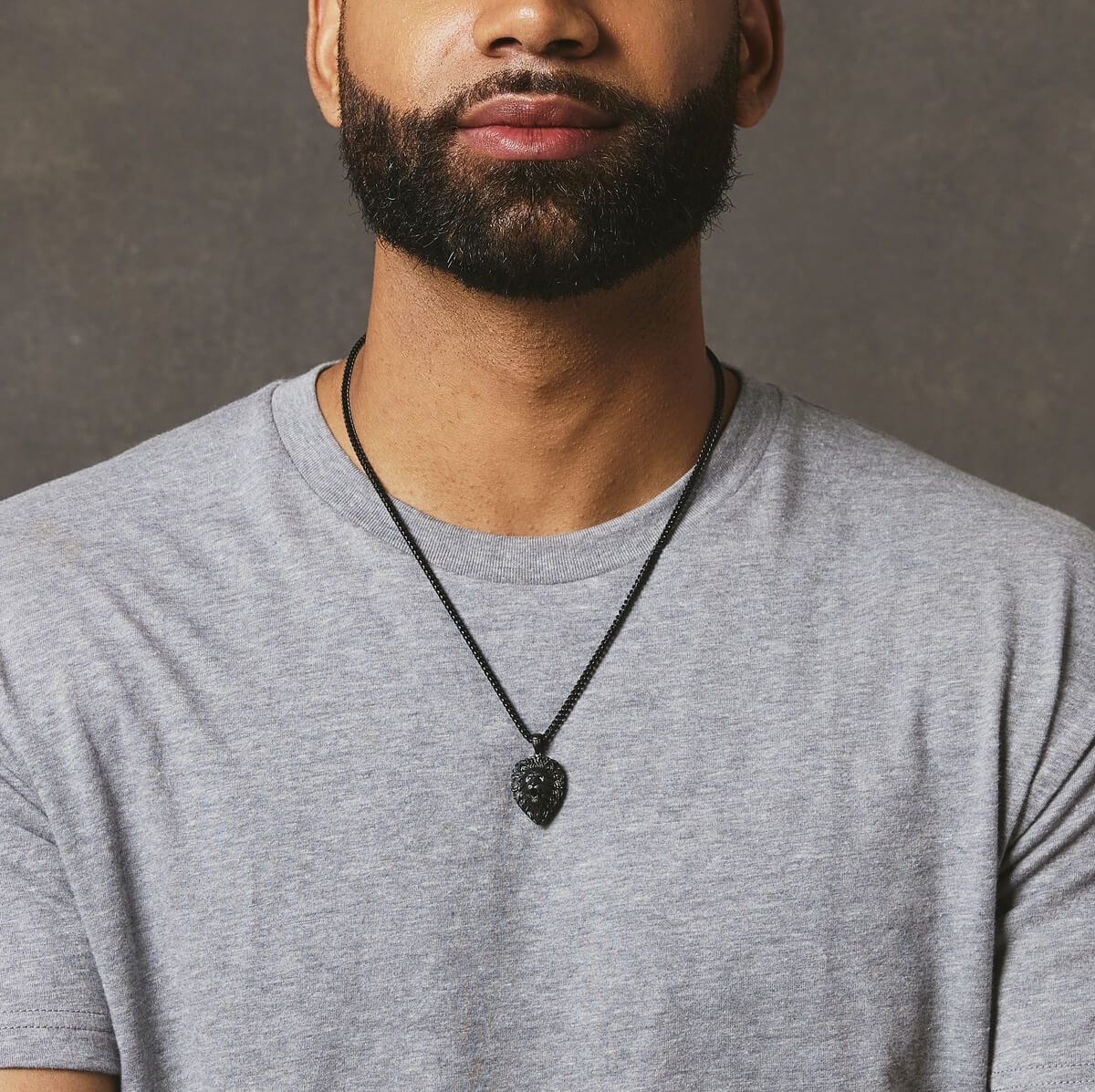 Lion Pendant - Black - Marcozo