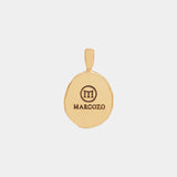 Lion Wax Seal Pendant - Gold - Marcozo