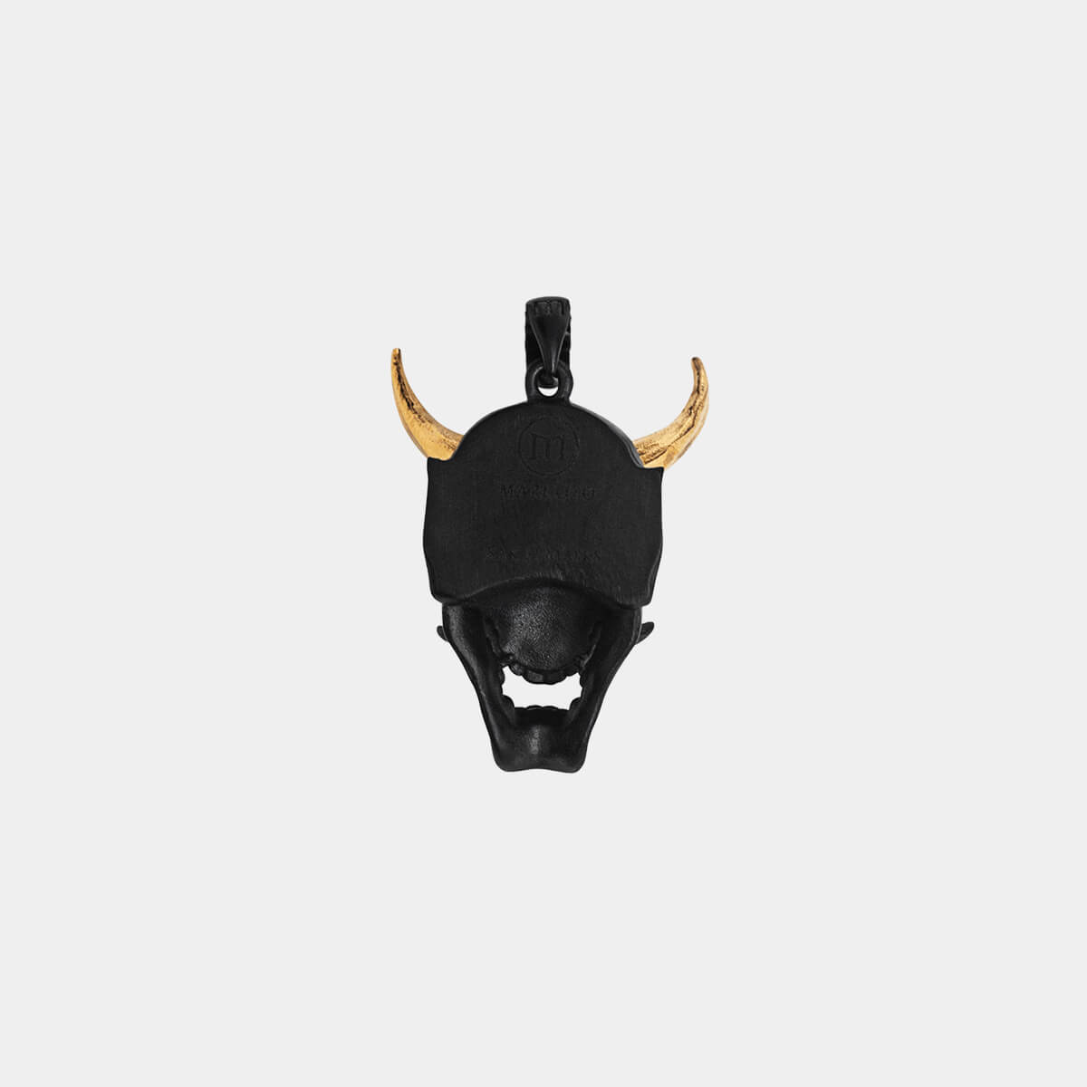 Oni Mask Pendant - Black - Marcozo