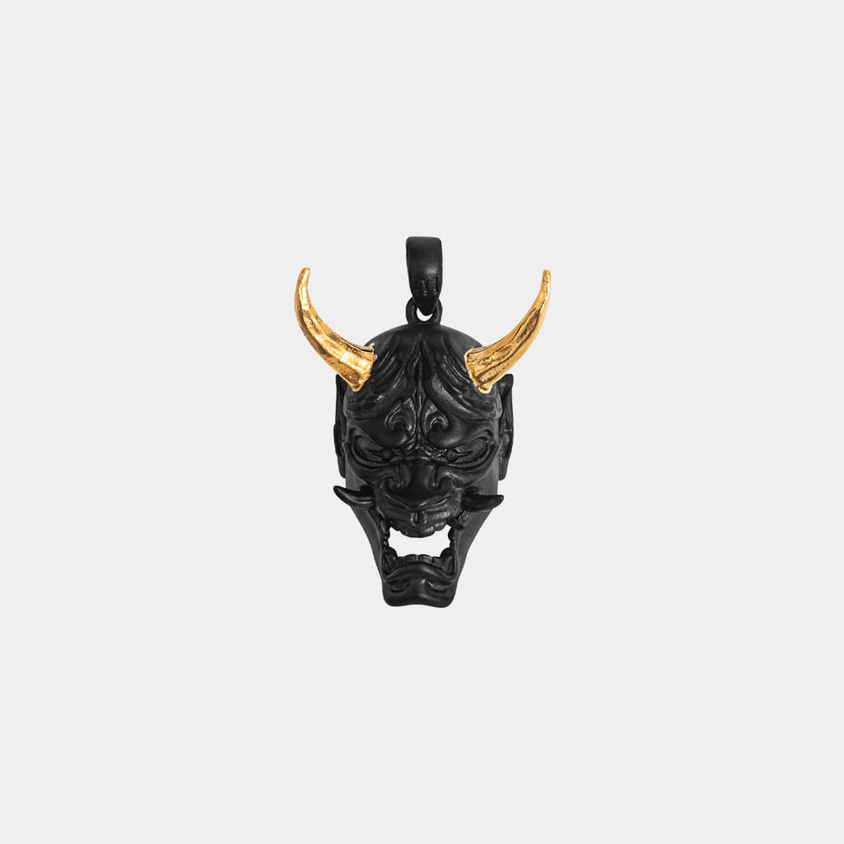 Oni Mask Pendant - Black - Marcozo