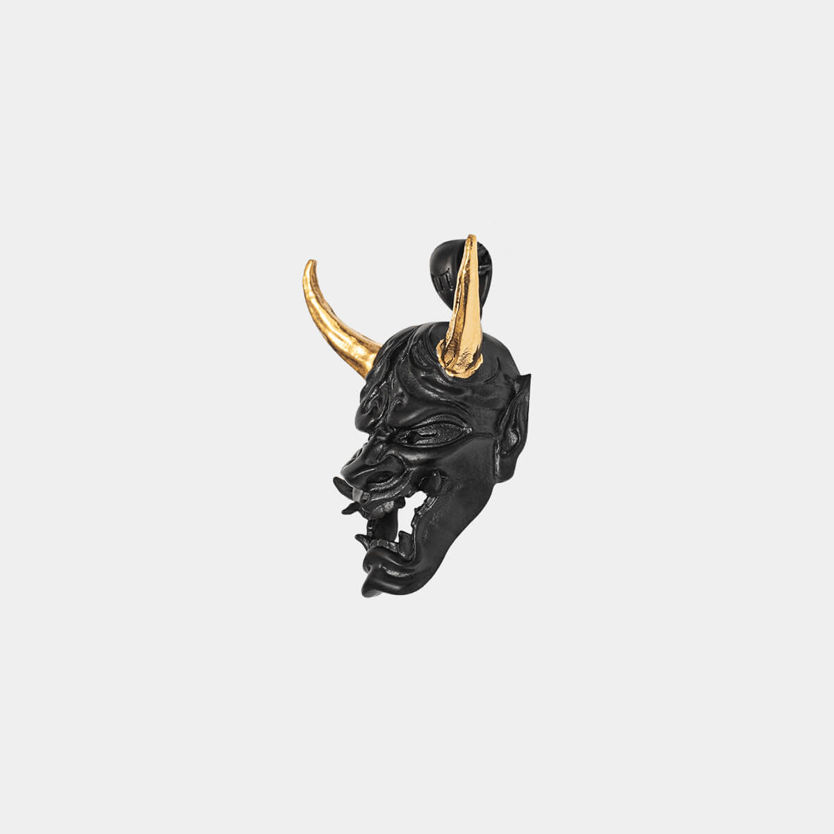 Oni Mask Pendant - Black - Marcozo