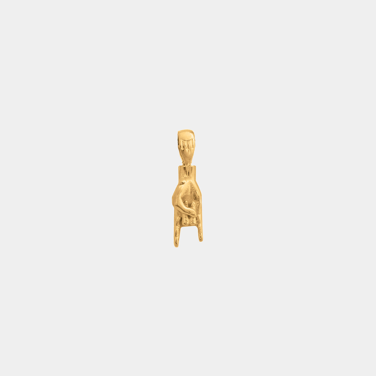 Mano Cornuto Pendant - Gold - Marcozo