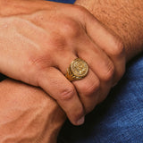 Marcus Aurelius Ring - Ancient Gold - Marcozo