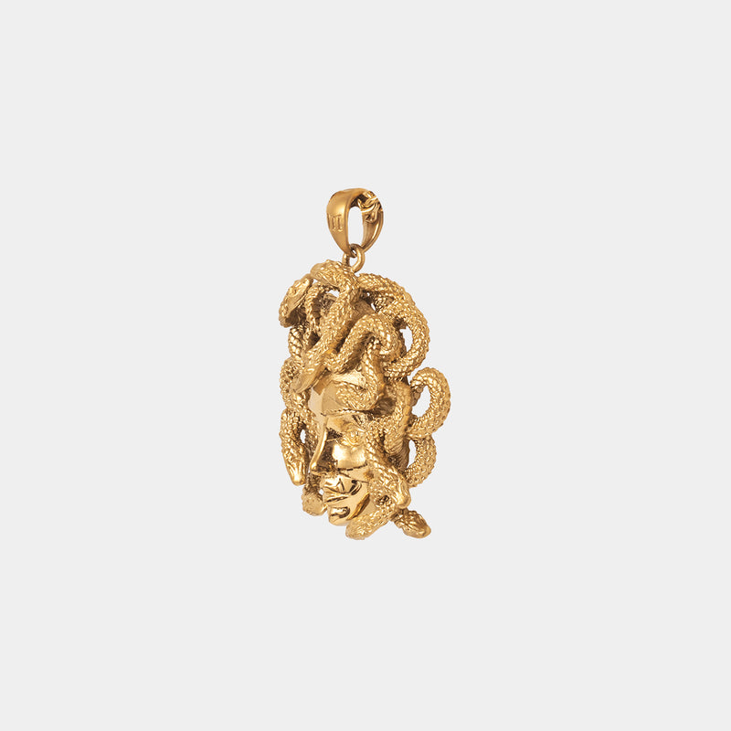 Medusa Pendant - Gold