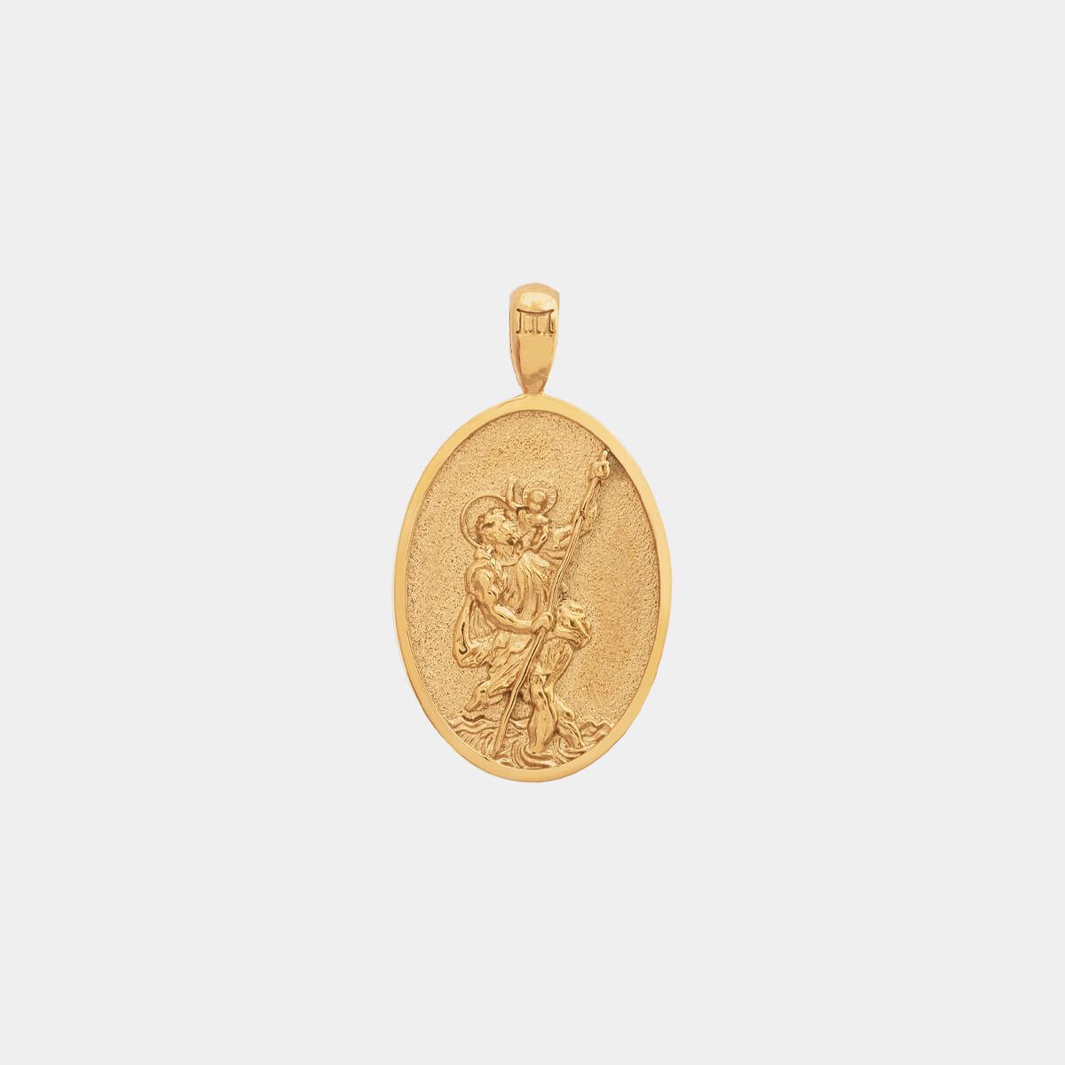 St. Christopher Pendant - Gold - Marcozo