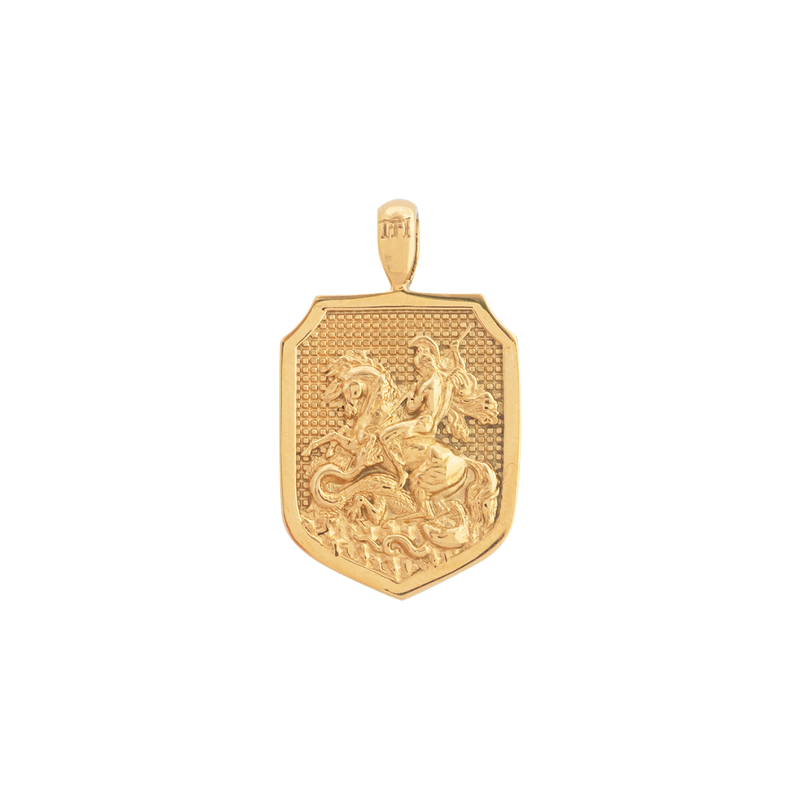 St. George Pendant - Gold