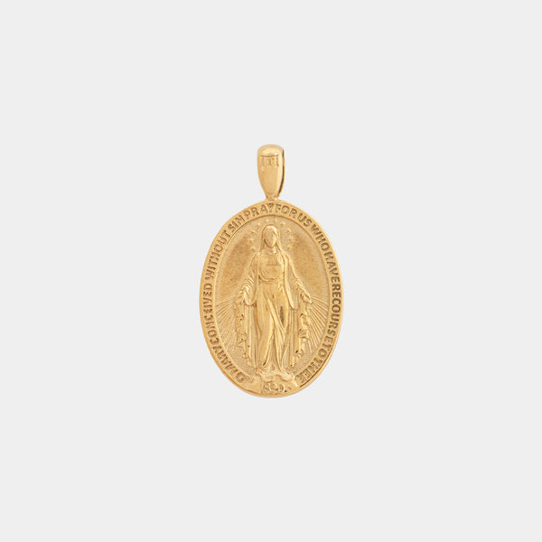 St. Mary Pendant - Gold