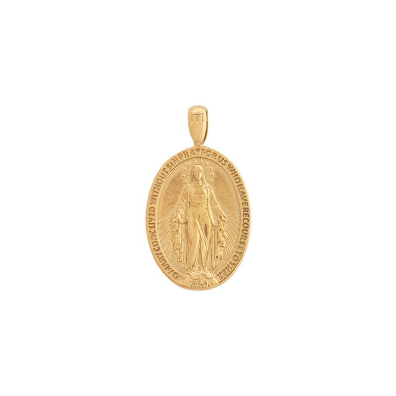 St. Mary Pendant - Gold