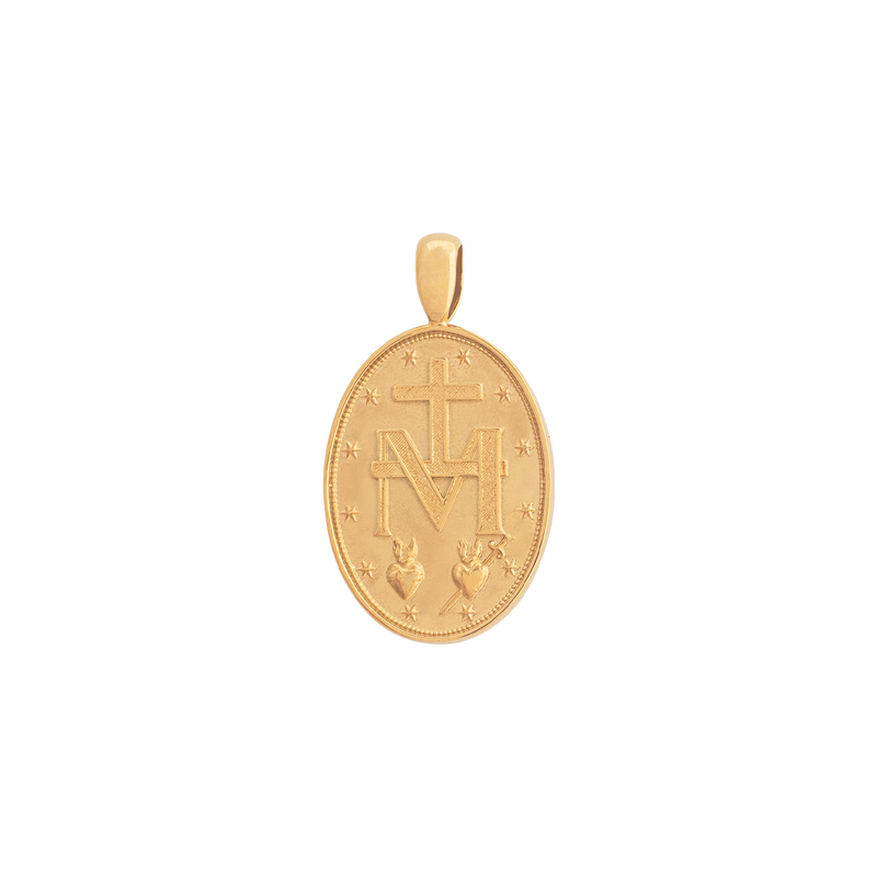 St. Mary Pendant - Gold