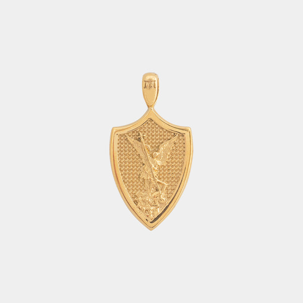 St. Michael Pendant - Gold