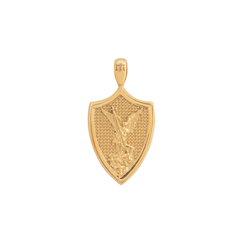 St. Michael Pendant - Gold