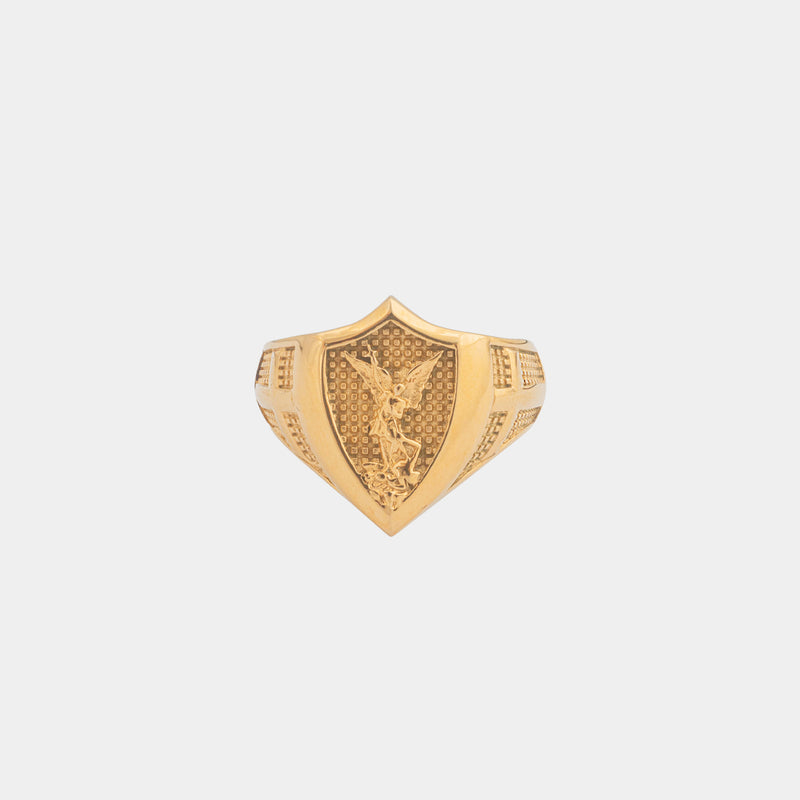 St. Michael Ring - Gold - Marcozo