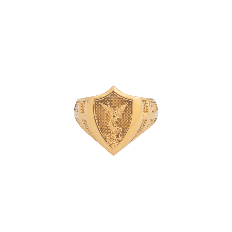 St. Michael Ring - Gold