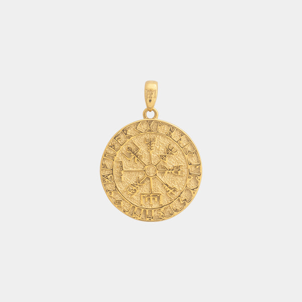 Vegvisir Pendant - Gold