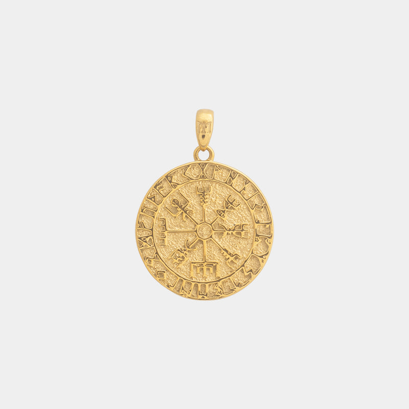 Vegvisir Pendant - Gold