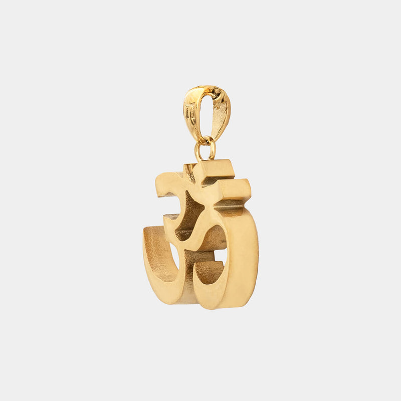 Om Pendant - Gold