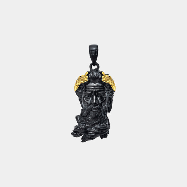 Poseidon Pendant - Black