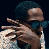 Crown Ring - Black Diamond - MARCOZO