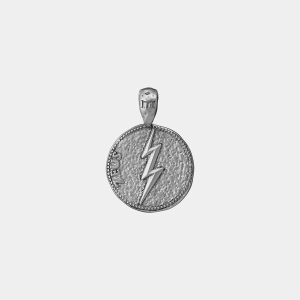 Zeus Pendant - Ancient Silver