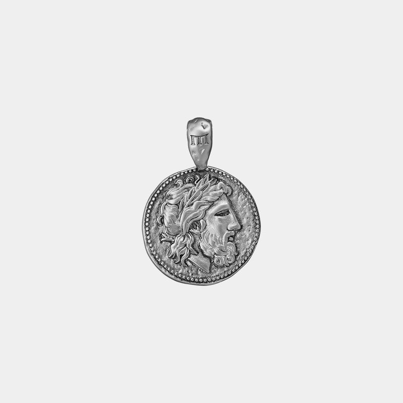 Zeus Pendant - Ancient Silver