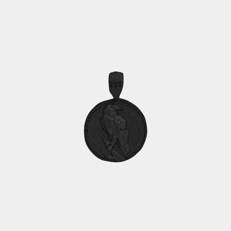 Raven Pendant - Black