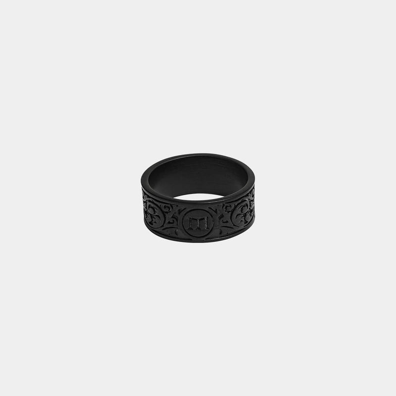 Acanthus Ring - Black