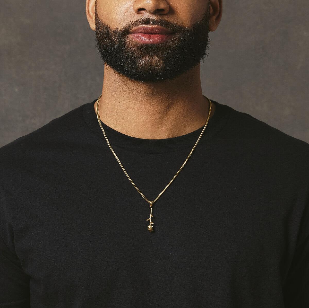 Rose Pendant - Gold - Marcozo