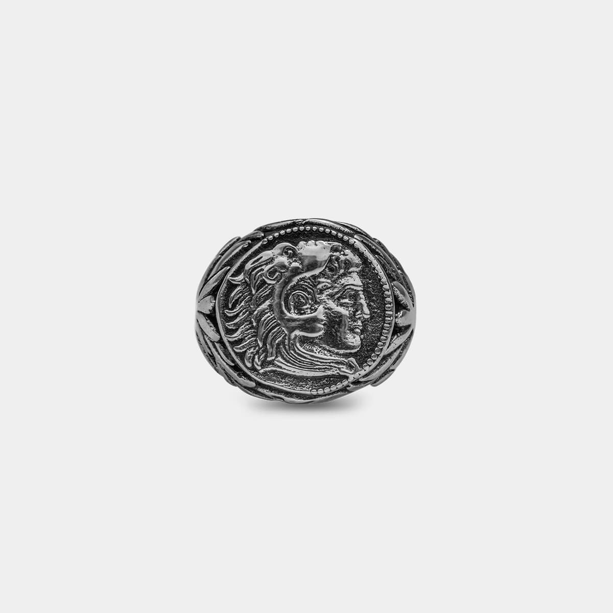 Alexander The Great Ring - Ancient Silver - Marcozo