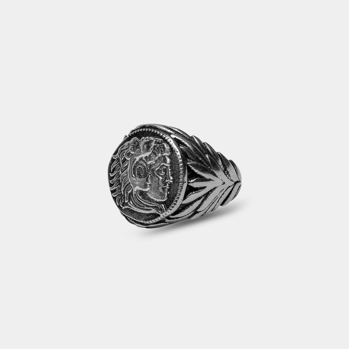 Alexander The Great Ring - Ancient Silver - Marcozo