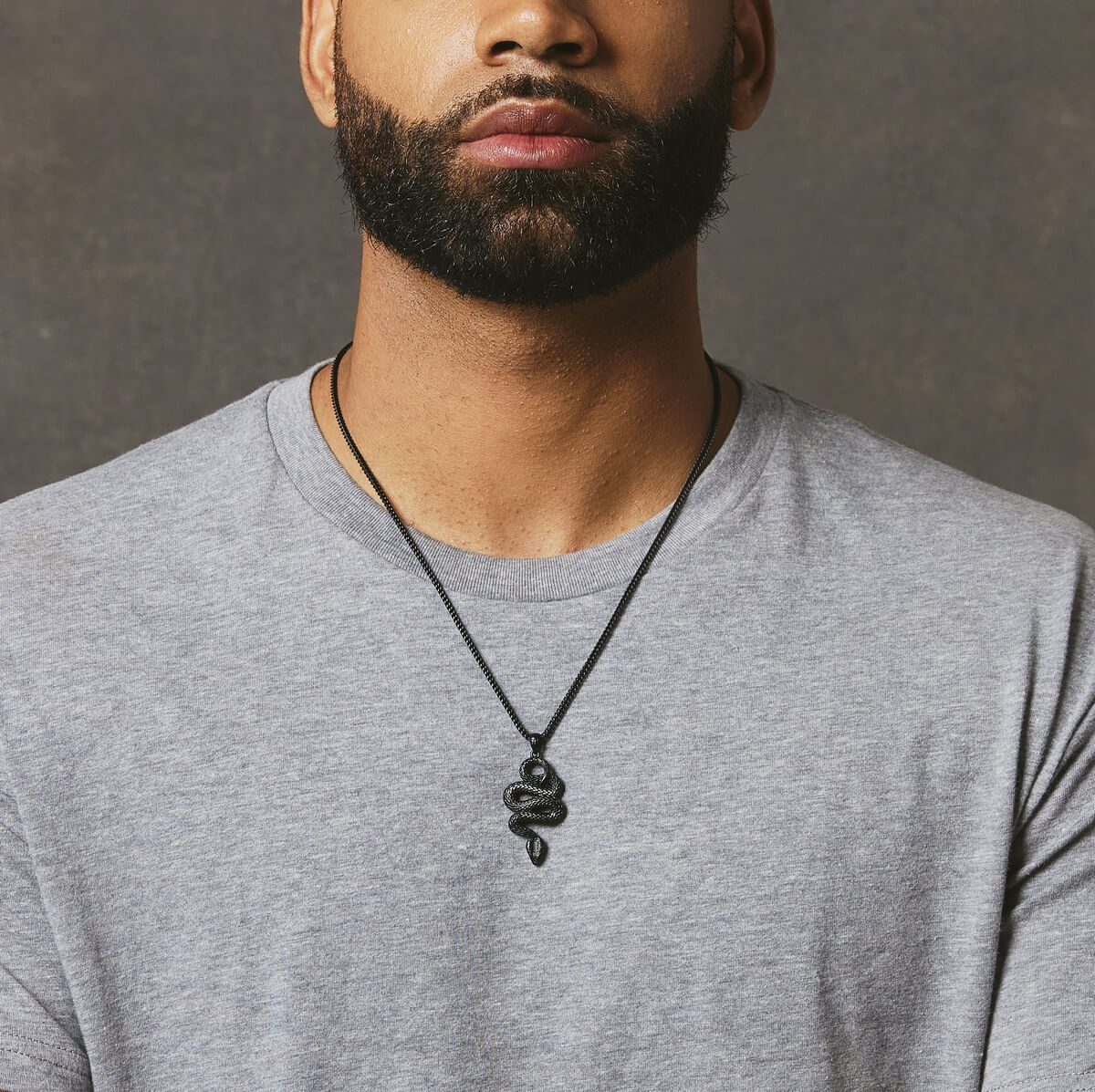 Serpent Pendant - Black - Marcozo