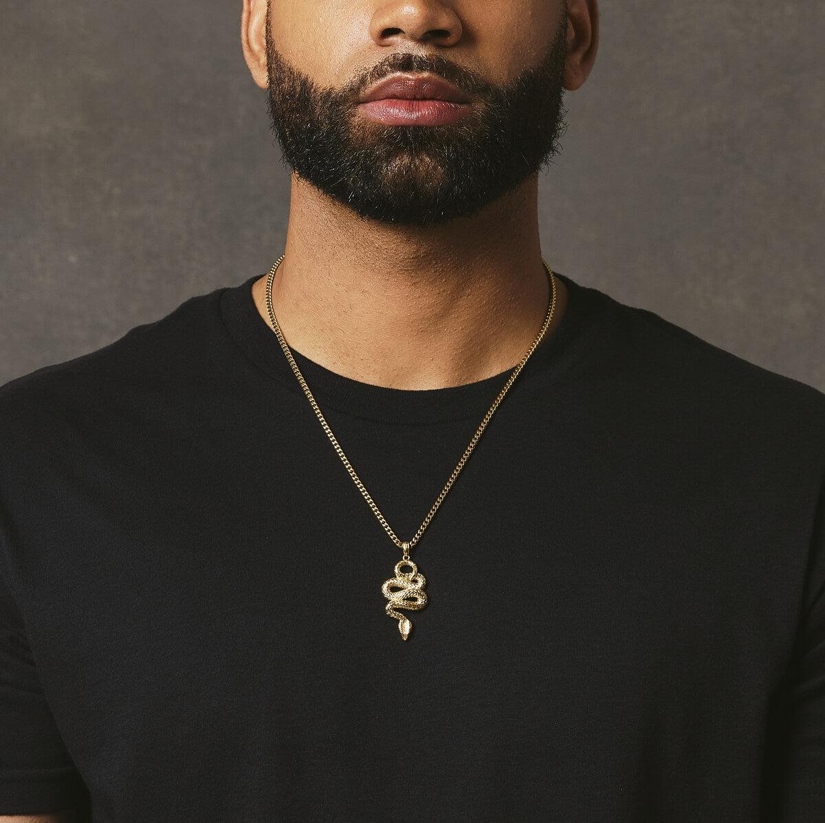 Serpent Pendant - Gold - Marcozo