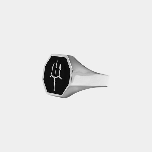 Trident Ring - White Gold - Marcozo